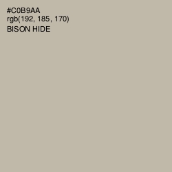 #C0B9AA - Bison Hide Color Image